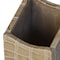 Dacasso Protacini Breeze Beige Italian Patent Leather Pencil Cup A6310 - alternate 2